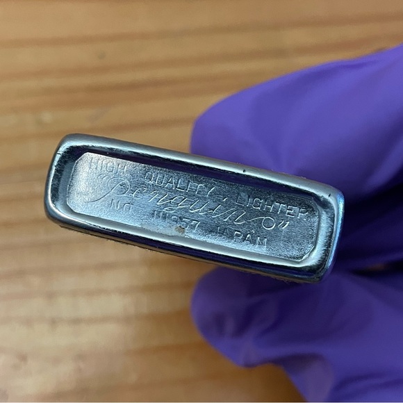 VINTAGE PENGUIN FLIP TOP LIGHTER Made In Japan Bundle Of 2ea - Picture 8 of 10